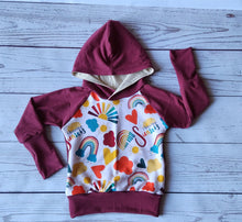 Load image into Gallery viewer, Grow with me chasing sunsets hoodie
