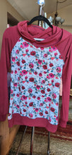 Load image into Gallery viewer, Womens winter floral hoodie
