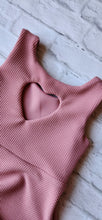 Load image into Gallery viewer, GWM Dusty Rose Heart back Dress
