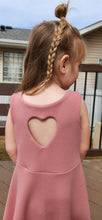 Load image into Gallery viewer, GWM Dusty Rose Heart back Dress
