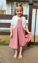 Load image into Gallery viewer, GWM Dusty Rose Heart back Dress
