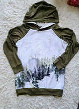 Load image into Gallery viewer, Womens Tree Border Hoodie
