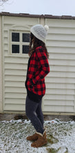 Load image into Gallery viewer, Womens bamboo plaid cardigan

